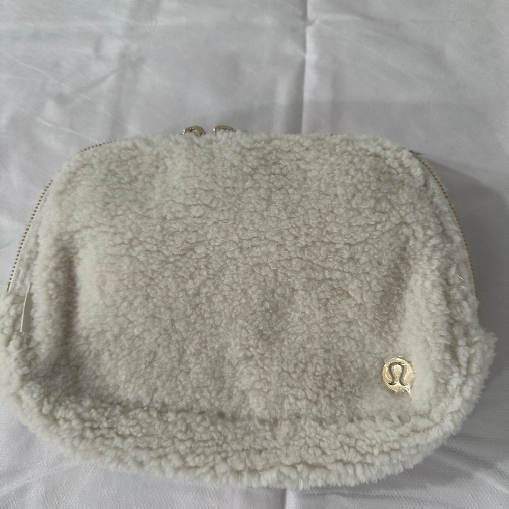 Lululemon Athletica Cozy Cream Sherpa belt bag or Crossbody